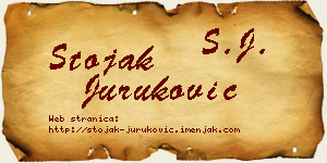 Stojak Juruković vizit kartica